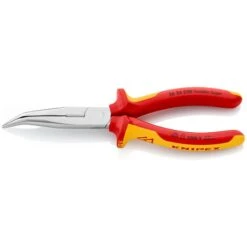 Knipex® 2626200 Telefoontang Gebogen + Zijsnijder VDE 200 Mm